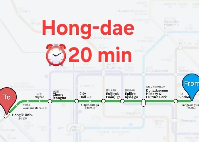 게스트하우스 The Center Of Seoul, Easy To Go Anywhere In Seoul, Cozy 4*
